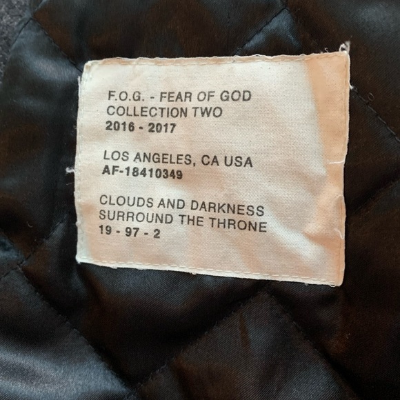 Fear of God Varsity Jacket - Picture 5 of 5